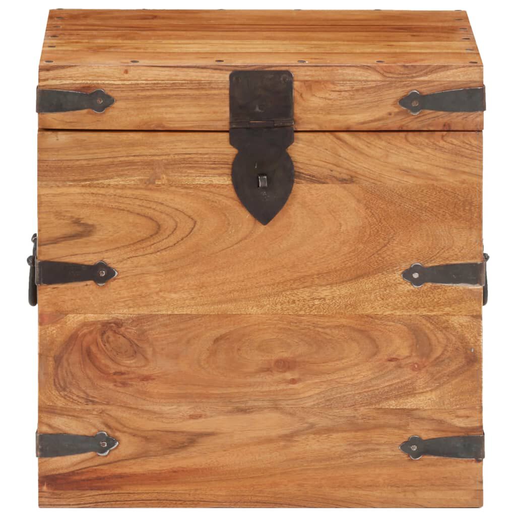 vidaXL Chest 40x40x40 cm Solid Acacia Wood