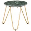 vidaXL Coffee Table Green 40x40x40 cm Real Stone with Marble Texture