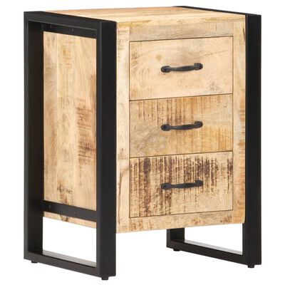 vidaXL Bedside Cabinet 40x35x55 cm Solid Mango Wood