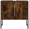 vidaXL Bathroom Sink Cabinet Smoked Oak 60x33x60 cm Engineered Wood