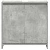 vidaXL Bathroom Cabinet Concrete Grey 60x33x61 cm Engineered Wood