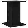 vidaXL Speaker Stands 2 pcs Black oak 30 x 30 x 40 cm Engineered wood
