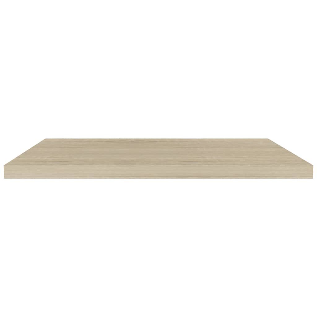 vidaXL Floating Wall Shelves 4 pcs Oak 90x23.5x3.8 cm MDF