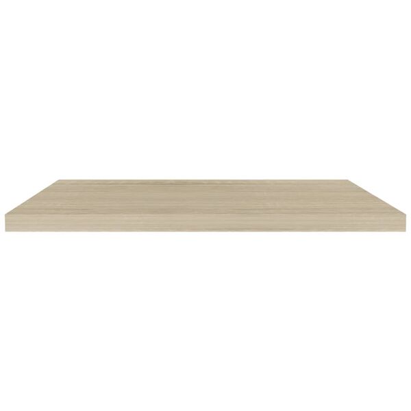vidaXL Floating Wall Shelves 4 pcs Oak 90x23.5x3.8 cm MDF