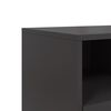 vidaXL TV Cabinet Black 68x39x43.5 cm Steel