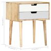vidaXL Bedside Cabinet 47x35x59 cm Solid Mango Wood