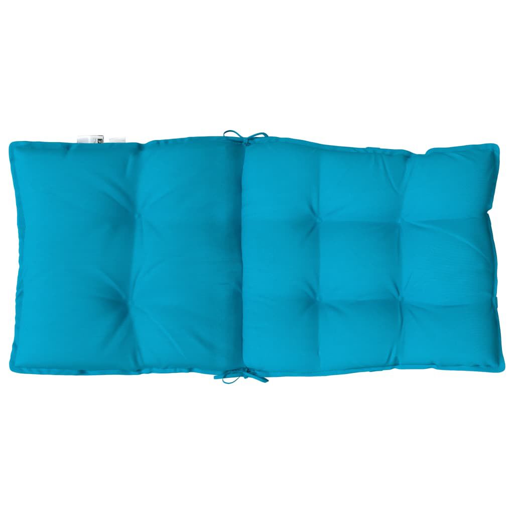 vidaXL Lowback Chair Cushions 2 pcs Light Blue Oxford Fabric