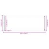 vidaXL Patio Retractable Side Awning 220x600 cm Cream