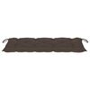 vidaXL Folding Garden Bench with Cushion 118 cm Bamboo