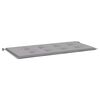 vidaXL Garden Bench Cushion Grey 100x50x3 cm Oxford Fabric