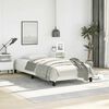 vidaXL Bed Frame without Mattress White 100x203 cm Twin XL Faux Leather