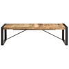 vidaXL Coffee Table 140x70x40 cm Rough Mango Wood