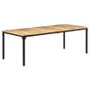 vidaXL Dining Table 220x100x76 cm Rough Mango Wood
