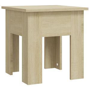 vidaXL Coffee Table Sonoma Oak 40x40x42 cm Engineered Wood