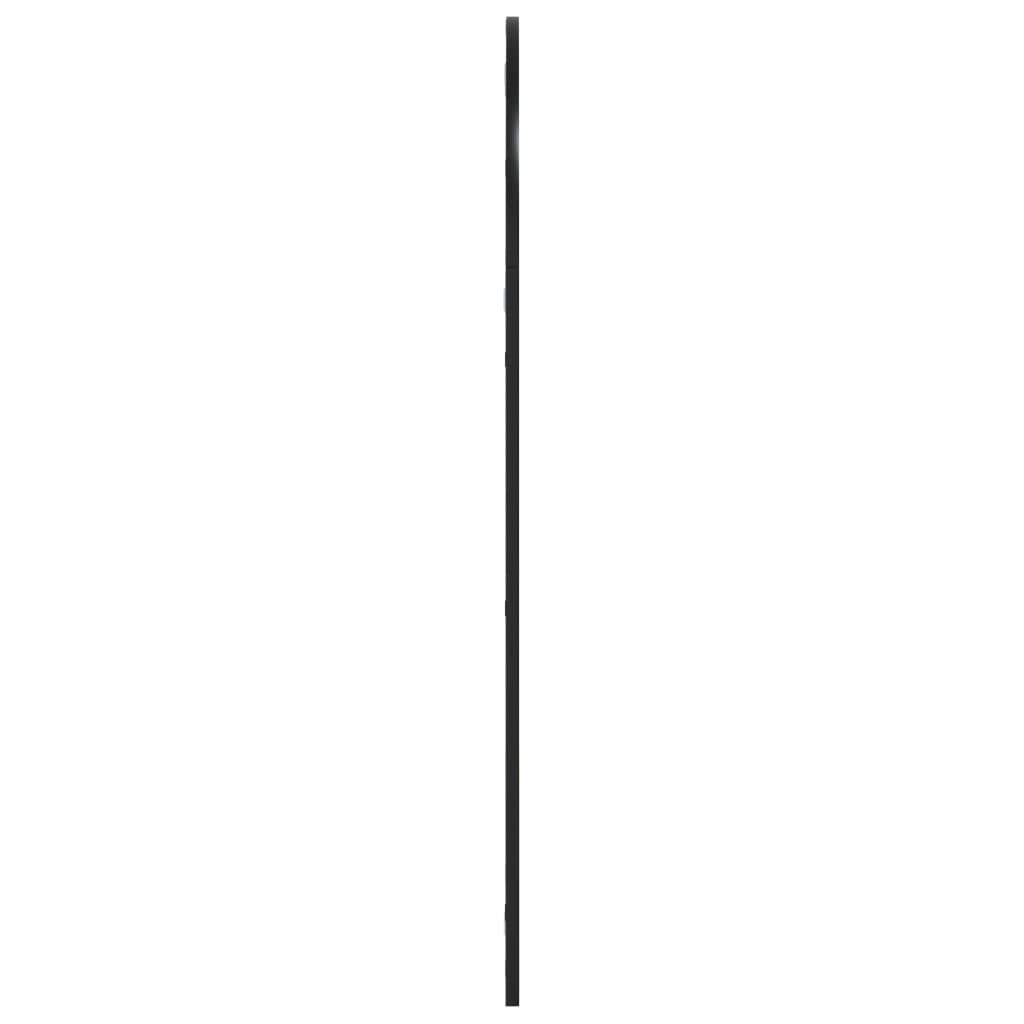 vidaXL Wall Mirror Black 60x110 cm Arch Iron