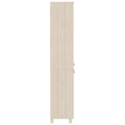vidaXL Highboard HAMAR Solid Wood Pine Honey Brown