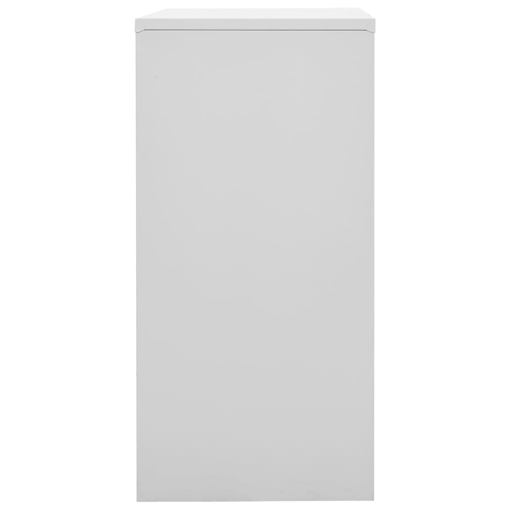vidaXL Locker Cabinets 5 pcs Light Grey and Blue 90x45x92.5 cm Steel