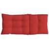 vidaXL Highback Chair Cushions 6 pcs Red Oxford Fabric