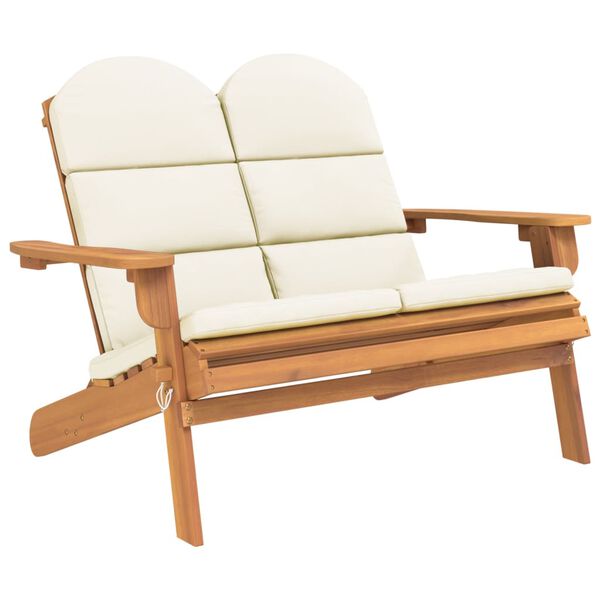vidaXL 3 Piece Adirondack Garden Lounge Set Solid Wood Acacia