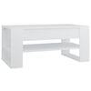 vidaXL Coffee Table | White | Engineered Wood | Medium | Coffee Table