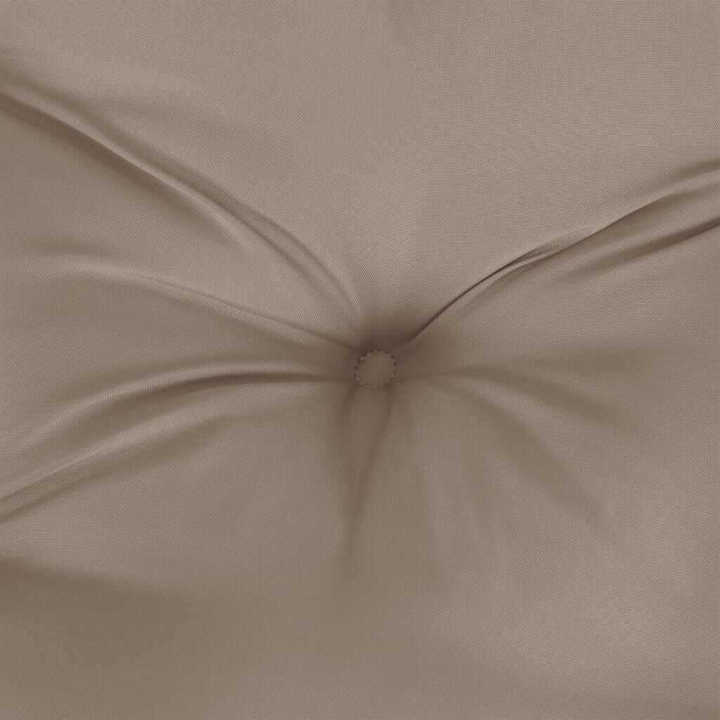 vidaXL Pallet Cushion Taupe 50x40x12 cm Fabric
