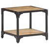 vidaXL Coffee Table 40x40x36 cm Solid Rough Mango Wood