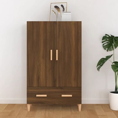 vidaXL Highboard Brown Oak 70x31x115 cm Engineered Wood