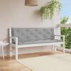 vidaXL Garden Bench Cushion Grey 150x(50+50)x7cm Oxford Fabric