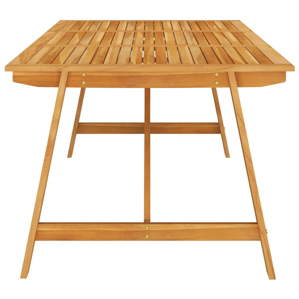 vidaXL 7 Piece Garden Dining Set Brown