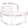 vidaXL 5 Piece Garden Lounge Set with Cushions Aluminium Anthracite