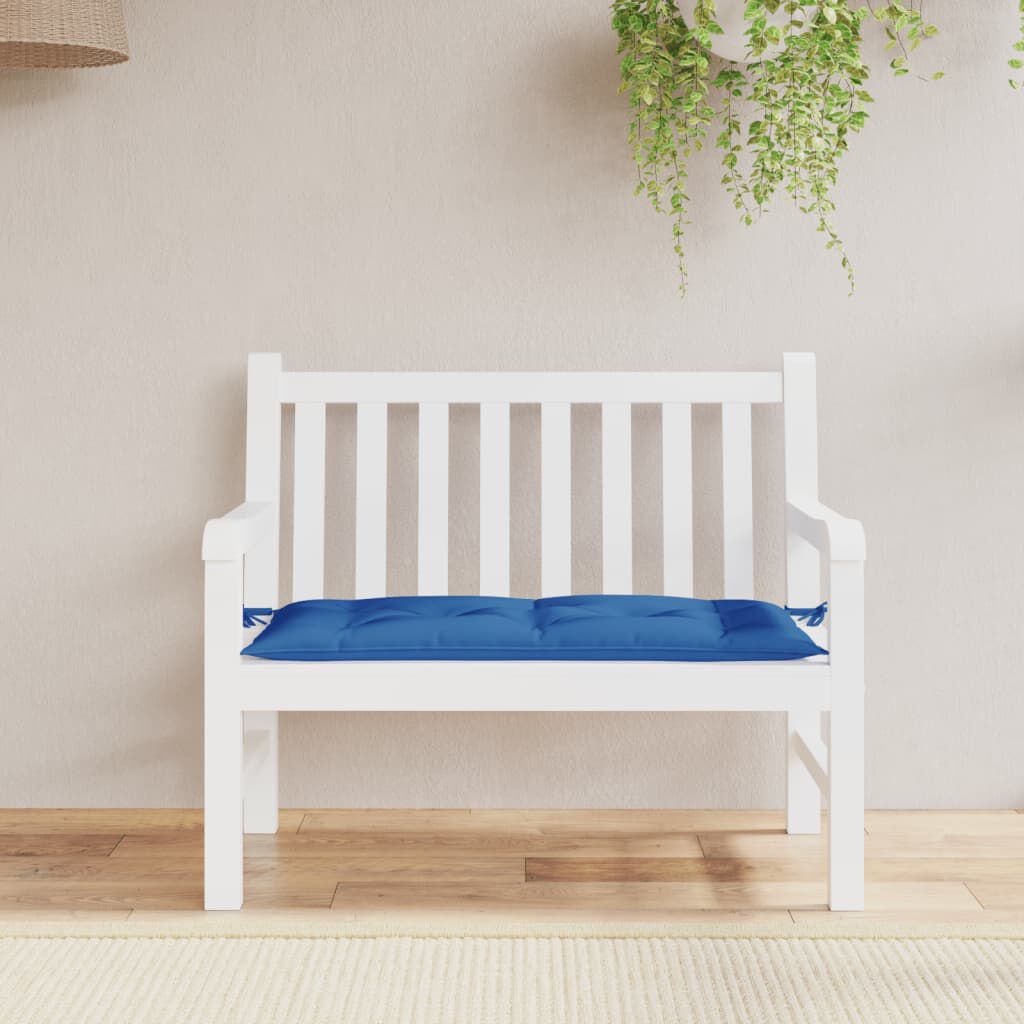 vidaXL Garden Bench Cushion Blue 100x50x7cm Oxford Fabric