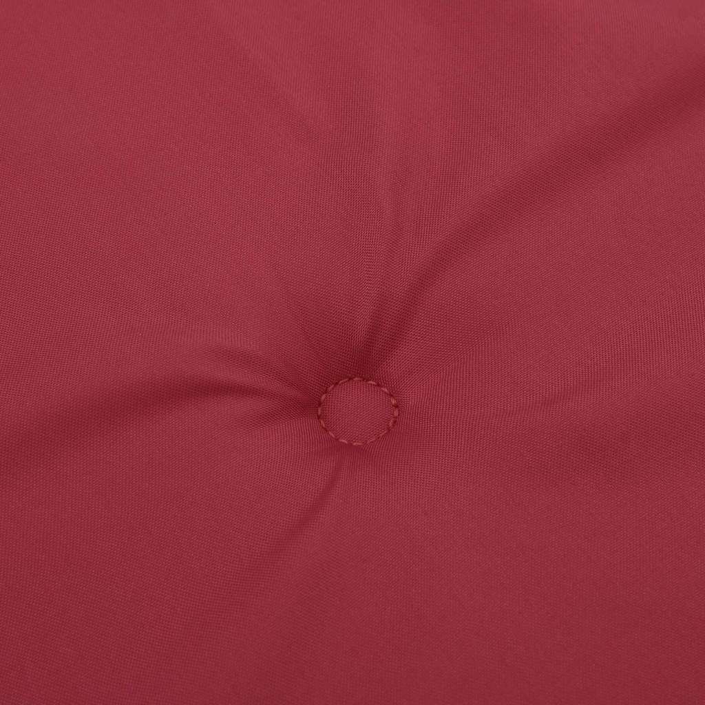 vidaXL Highback Chair Cushions 4 pcs Wine Red Oxford Fabric
