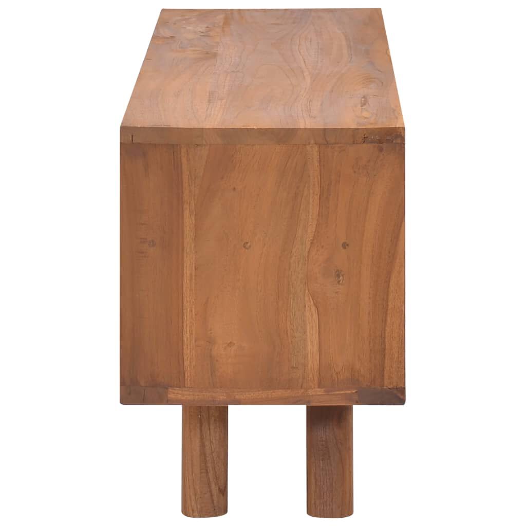 vidaXL TV Cabinet 110x30x45 cm Solid Teak Wood