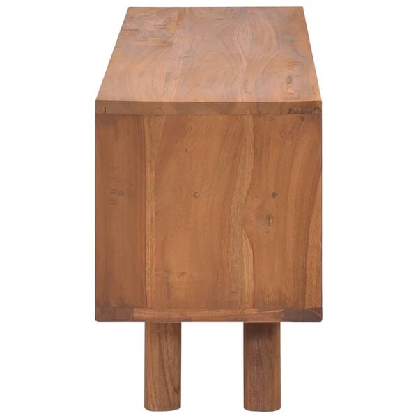 vidaXL TV Cabinet 110x30x45 cm Solid Teak Wood