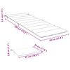vidaXL Rocking Sun Lounger with Cushion Solid Teak Wood