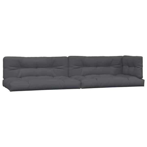 vidaXL 3 Piece Garden Pallet Sofa Set with Cushions Solid Wood Acacia