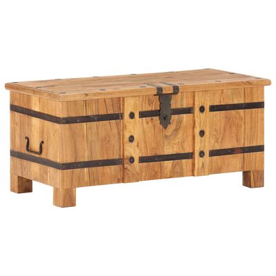 vidaXL Chest 90x40x40 cm Solid Acacia Wood