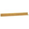 vidaXL Wall Shelves 2 pcs 110x10x10 cm Solid Wood Teak