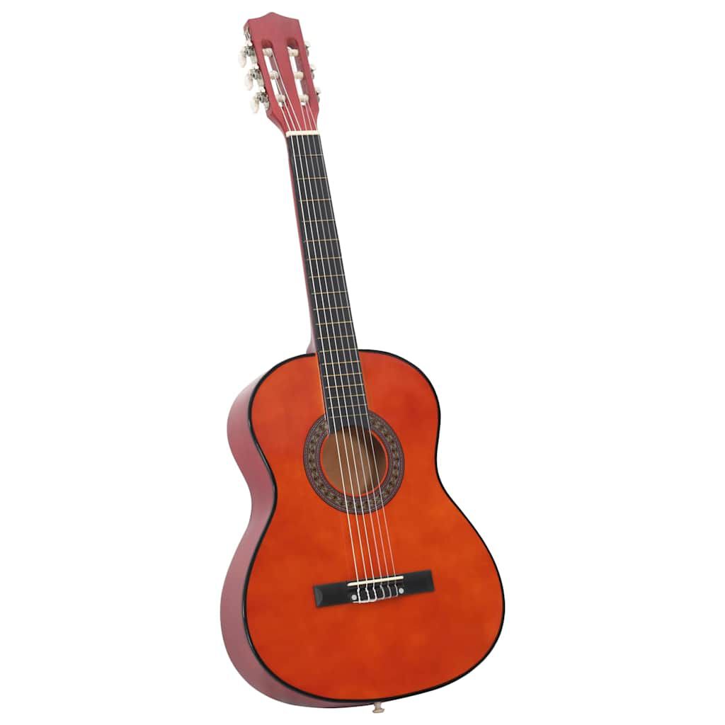 vidaXL 8 Piece Classical Guitar Beginner Set 3/4 36"