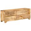 vidaXL TV Cabinet Solid Mango Wood 110x30x40 cm