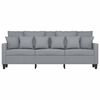 vidaXL 3-Seater Sofa Light Grey 180 cm Fabric
