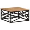 vidaXL Coffee Table 68x68x35 cm Solid Acacia Wood