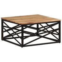 vidaXL Coffee Table 68x68x35 cm Solid Acacia Wood