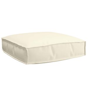vidaXL Cushion Cream 60 x 60 x 12 cm Oxford Fabric