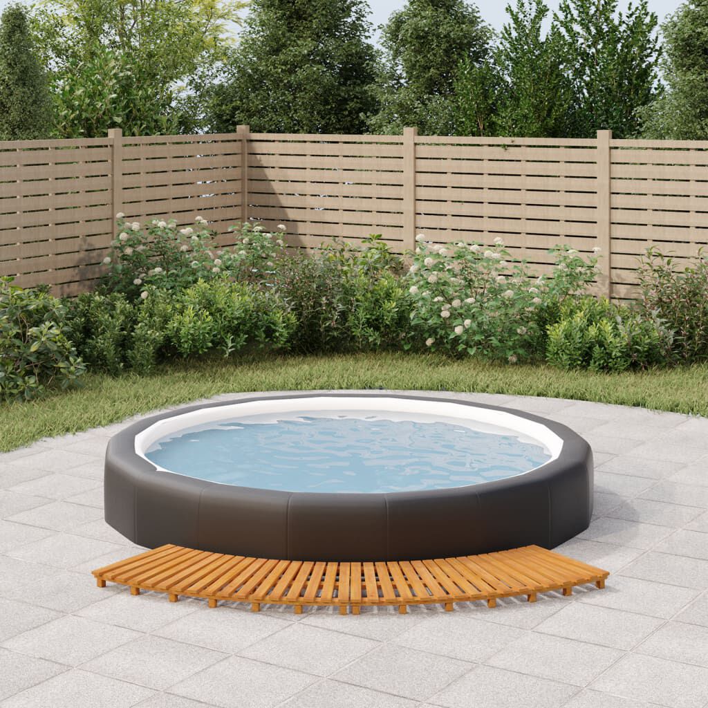 vidaXL Spa Steps 2 pcs Solid Wood Acacia