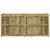 vidaXL Garden Planter 150x50x70 cm Impregnated Wood Pine