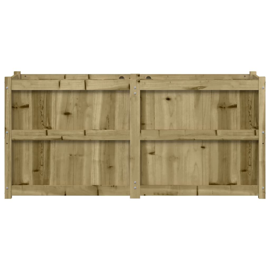 vidaXL Garden Planter 150x50x70 cm Impregnated Wood Pine