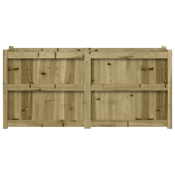 vidaXL Garden Planter 150x50x70 cm Impregnated Wood Pine