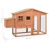 vidaXL Chicken Coop with Nest Box Solid Fir Wood