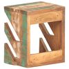 vidaXL Wall Mounted Skateboard Holder 25x20x30 cm Solid Reclaimed Wood